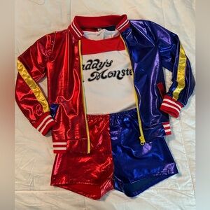 Girls Harley Quinn Costume